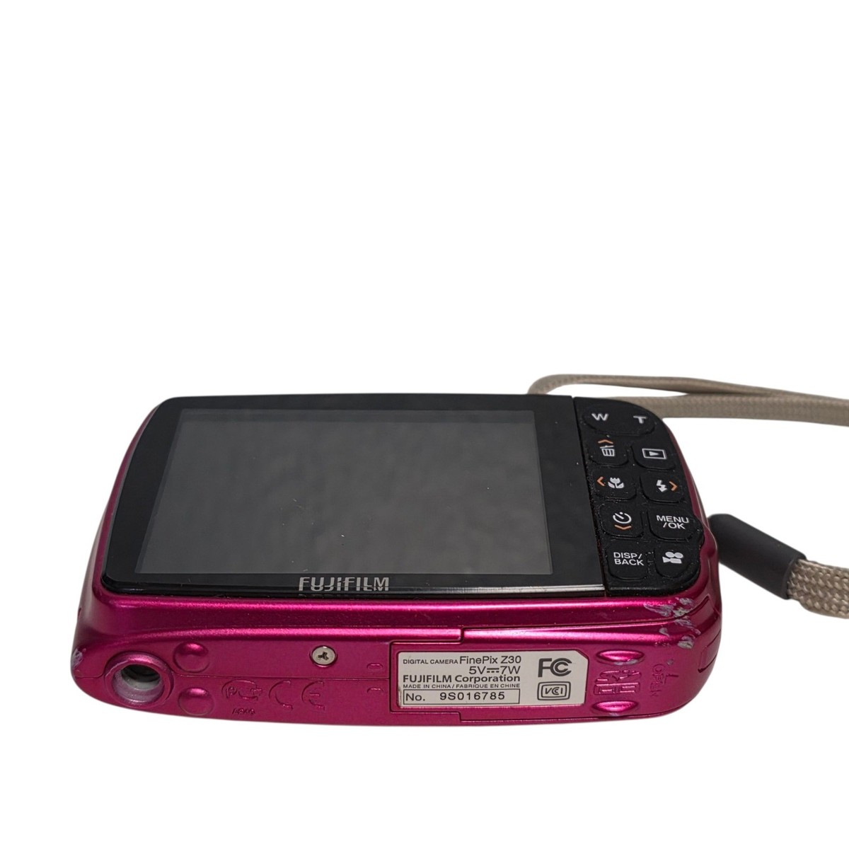 Fujifilm FinePix Z30 Pink Digital Camera Charger 16GB SD Card