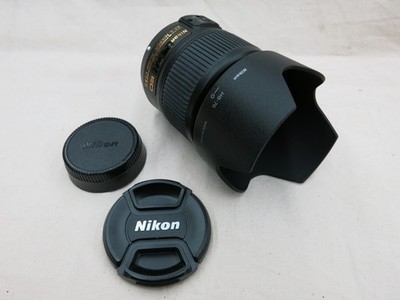Nikon AF-S NIKKOR 35mm f/1.8 G ED FX Full Frame Lens Hood Caps Clean