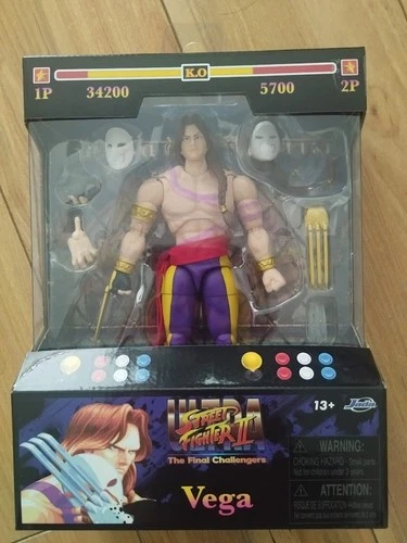 JADA TOYS ULTRA STREET FIGHTER II VEGA 6" FIGURE BNIB
