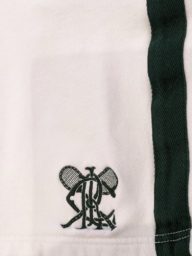 Vintage Polo Ralph Lauren Embroidered Tennis Racket Fleece Sweat Shorts ...
