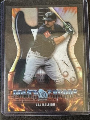 Cal Raleigh Power Chords 2026 Bowman #PC-21 Die Cut Insert Mariners