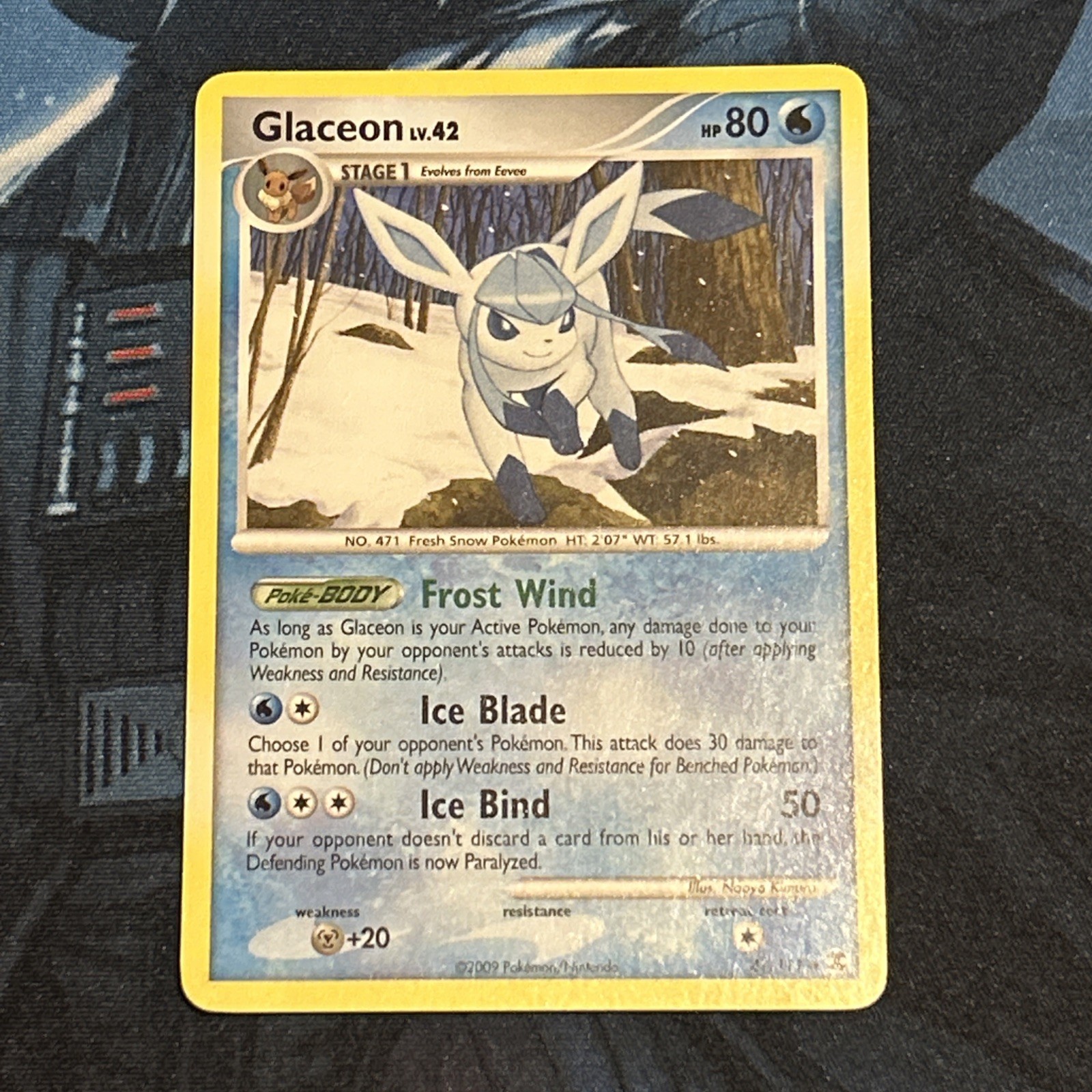 Pokémon TCG Glaceon Rising Rivals Card 41/111 Regular Uncommon Card NM