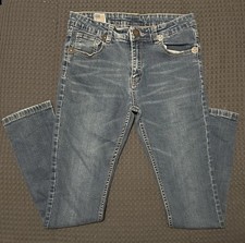 True Religion Billy Super Big T Jeans Made in USA Blue Denim Green Tag Men’s 32
