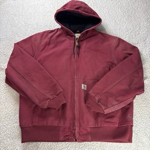 Carhartt Active Jacket Red | eBay