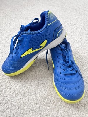 Joma Youth Indoor Soccer Shoes Blue/Yellow Unisex Kids US 12C