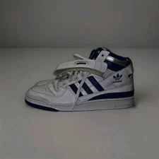 Size 9.5 - Adidas Forum Mid White Royal Blue