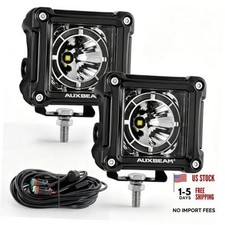 FA Series 3-Inch LED Cubes Offroad Pod Lights - Spot DRL - 2 Modes - Black