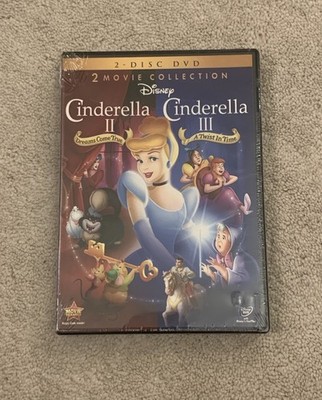 Cinderella II Dreams Come True & Cinderella III A Twist In Time (Disney) *New*
