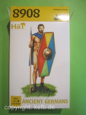 1:72 HäT 8068 Antike Germanen Krieger Römer Feinde  Figuren Teuteburger Wald