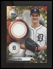 Jackson Jobe 2025 Topps Holiday Player Relic #PR-JJ Player Worn Relic Card RC