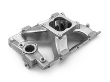 Pontiac 326 350 389 400 421 428 455 Hirise Aluminum Intake Manifold Polished
