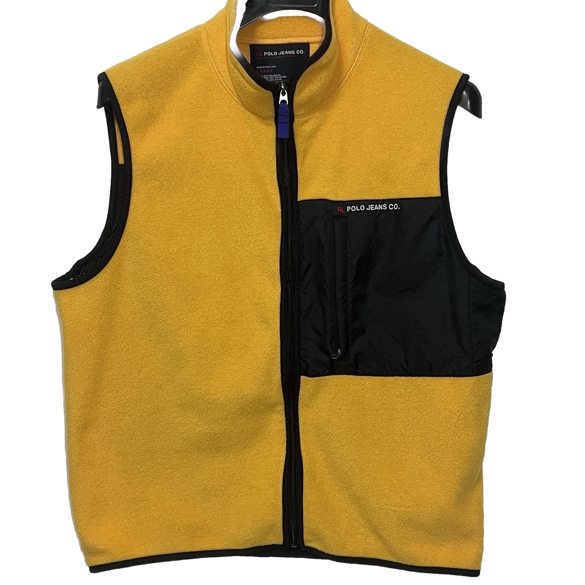 Ralph Lauren Polyester Outer Shell Yellow Coats, Jackets & Vests