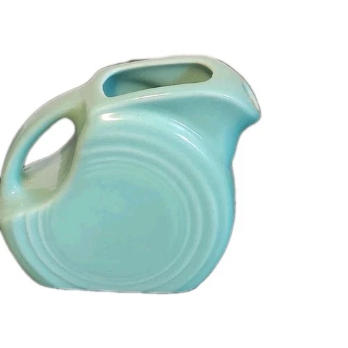 Fiesta Mini Disc Disk Pitcher Fiestaware Green Shade