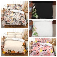 3D Leaves Tropical Colorful Autumn Quilt Cover Duvet Cover Comforter set