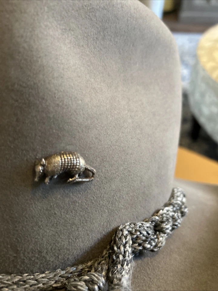 Vintage Biltmore Silver Buckle Wool Felt  Western Hat Size 7 22” Gray - Image 3 of 4