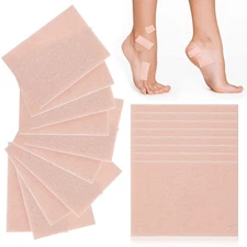 35 Sheets Moleskin Tape Pads – Blister Prevention for Boots & Hiking Light Brown