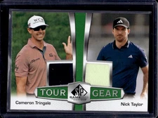 Cameron Tringale Nick Taylor 2024 SP Game Used Tour Gear Relic #TG2-TT