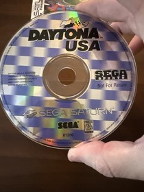 Daytona USA (Sega Saturn, Not for Resale) &ndash; Sleeve & Disc &ndash; Tested