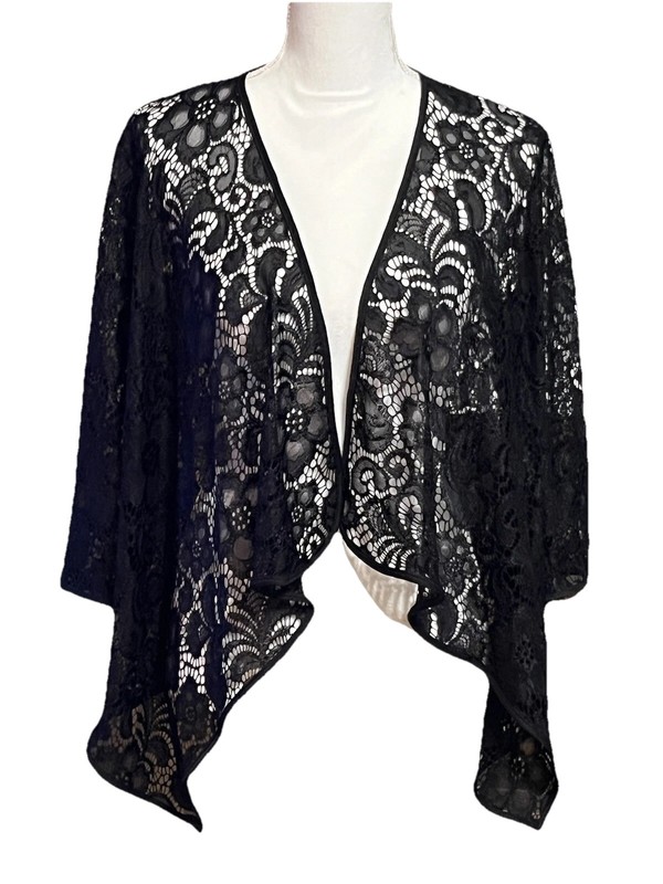 Allison Daley Lace Formal Jacket Size Petite Small S/P Party Holiday