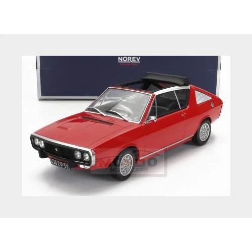 1:18 NOREV Renault 17 Gordini Cabriolet 1975 Red NV185371 - Immagine 2 di 2