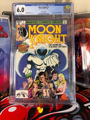 MOON KNIGHT #1: MOON KNIGHTS ORIGIN 1980 | 6.0 CGC WHITE PAGES RAOUL BUSHMAN APP
