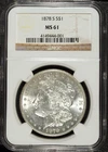 1878 S NGC MS 61 Morgan Silver Dollar ☆☆ Great Set Filler 001