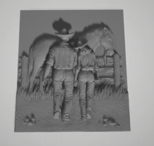 3d Model Stl File for CNC Router Laser and 3D Man and Woman Model