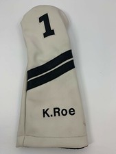 Sunfish Golf Driver Headcover White Black K.Roe LEATHER A061