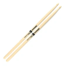 1 Pair Promark TX Hickory Wood Tip Drumsticks - with a choice of 5A, 7A, 2B, 5B