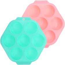 Stampi per biscotti al cioccolato rotondi 2 pezzi cilindro a 7 grotte stampi per caramelle silicone fai da te