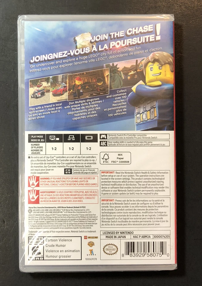 LEGO City Undercover (Nintendo Switch) Nuevo Foto 2 de 4
