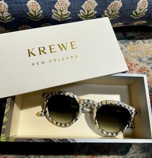NWT Krewe Collins Pincheck Sunglasses