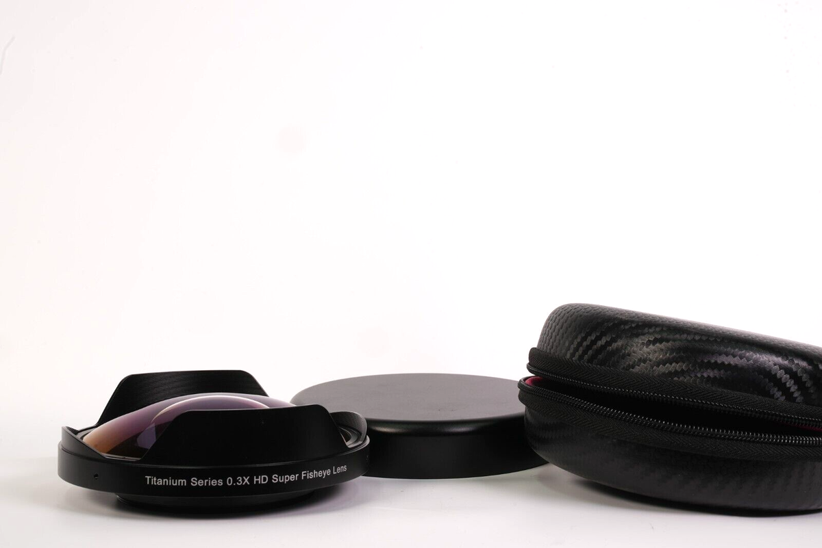 Opteka OPTSC58FE Titanium 58mm 0.3x HD Ultra Fisheye Lens Opteka OPTSC58FE Titanium 58mm 0.3x HD Ultra Fisheye Lens