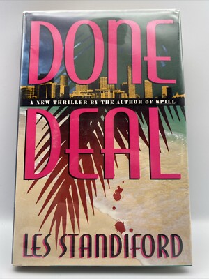 Done Deal: Les Standiford Hardcover Signed Book by Harpercollins 1993 Vintage