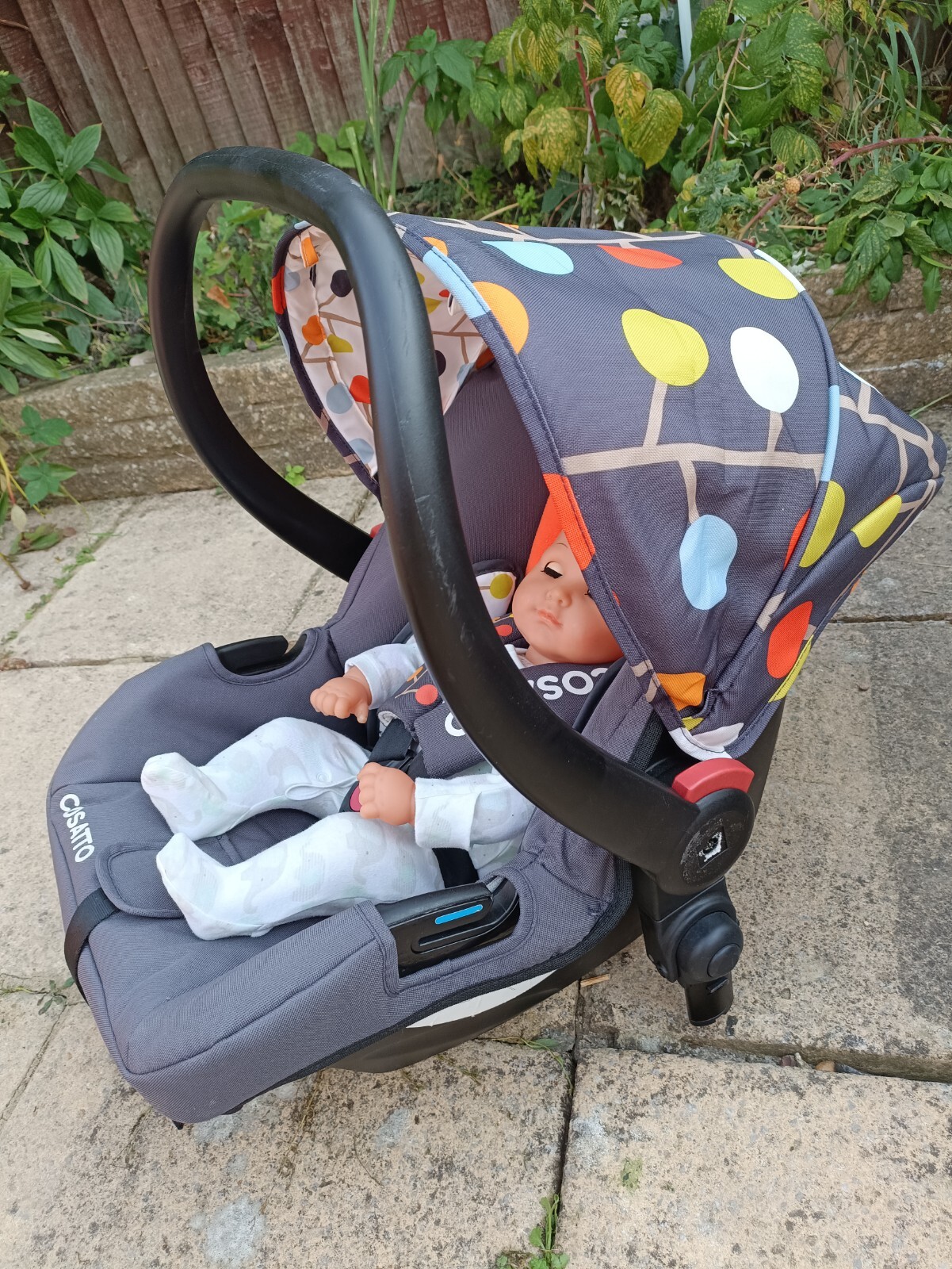 Cosatto Giggle 3 in 1 Travel System Single Seat Stroller Cot Car Seat