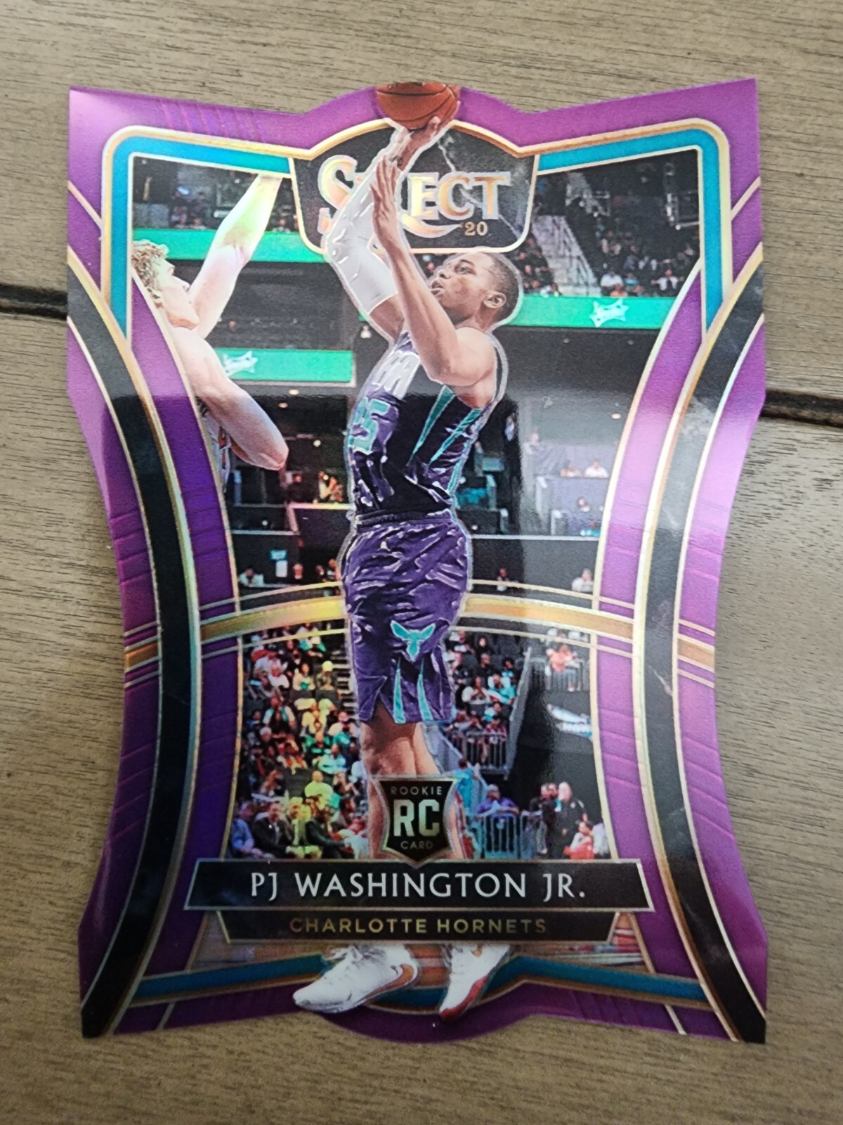 PJ Washington Jr 2019-20 Select Rookie RC Premier Level Diecut Purple Prizm /99