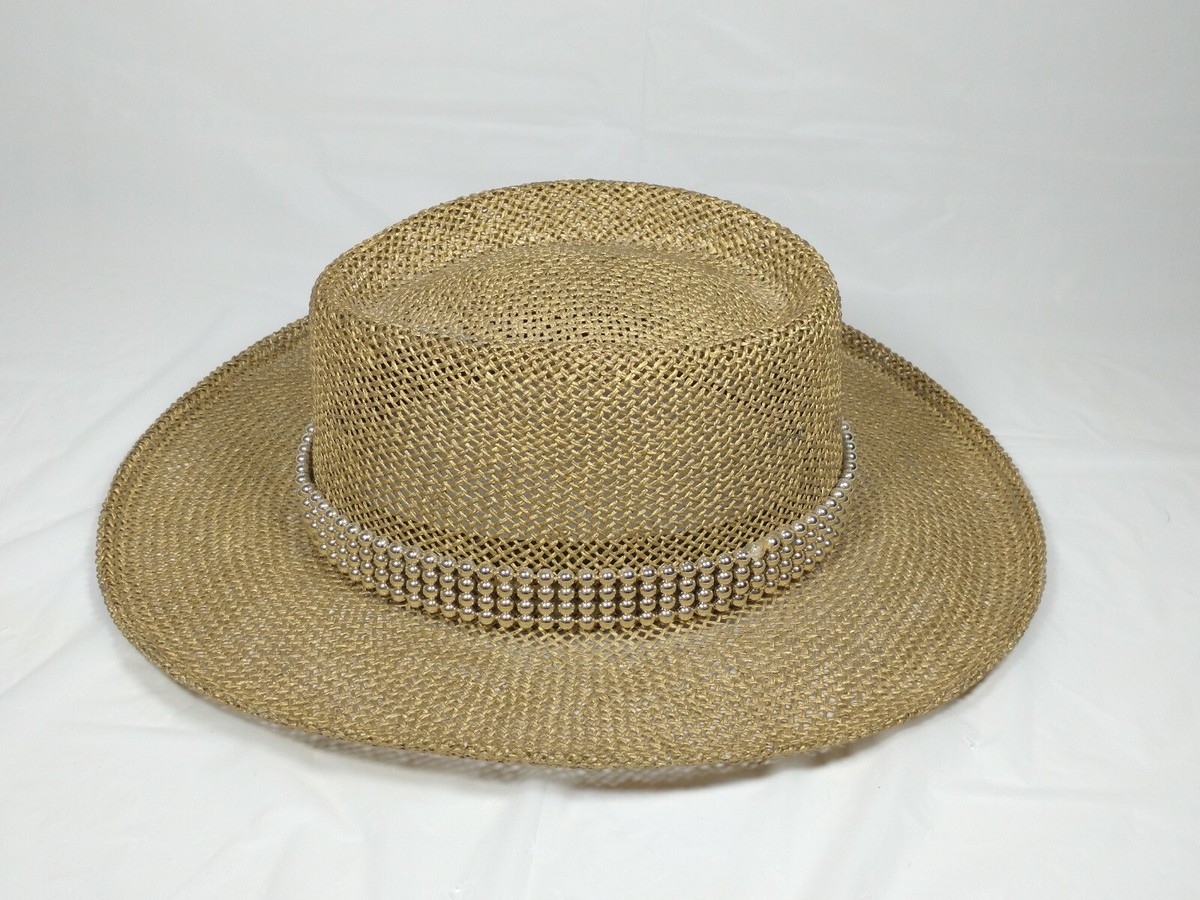 Vintage Carole Freed for Le Petite Chapeau Fahionable Straw Hat Size Medium Carole Freed Women main image 3