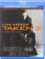 Taken 2 - Unrated Cut (Blu-ray/DVD/Digital, 2012) NEW
