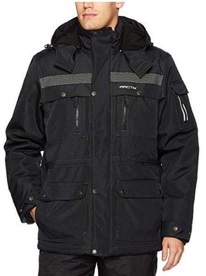Arctix Men's Performance Tundra Jacket With Added Visibility, Black, Large 95636805037 | eBay