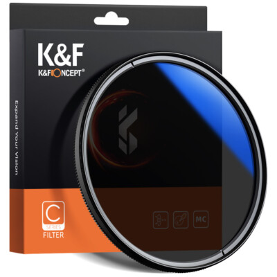 K&F Concept  43mm CPL Blau Multi Coated Polfilter MC Ultra Slim .1432