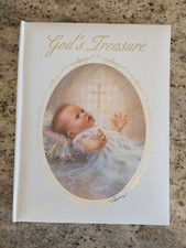 Vintage 1999 God's Treasure Baby's First 7 Years Scrapbook By Roman Inc.