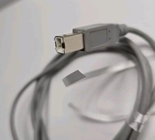 Standard USB Printer Cable 5 FEET For PC Laptop Computers Gray