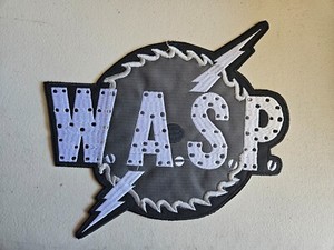 W.A.S.P. DOSSARD 28 Cm X 22 Cm ECUSSON Patch Thermocollant WASP | EBay