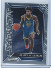 2020-21 Panini Prizm Emergent James Wiseman Golden State Warriors Rookie RC 13