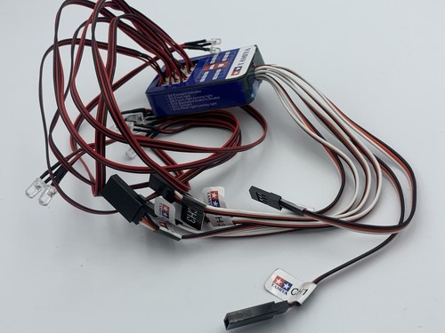 For TAMIYA 1/8 1/10 RC Truck Car 12 LED Light Steering Brake System Lighting Kit - Picture 2 of 4