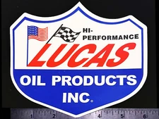 LUCAS Hi-Performance Oil Products Inc - Orig. Vintage Racing Decal/Sticker NHRA