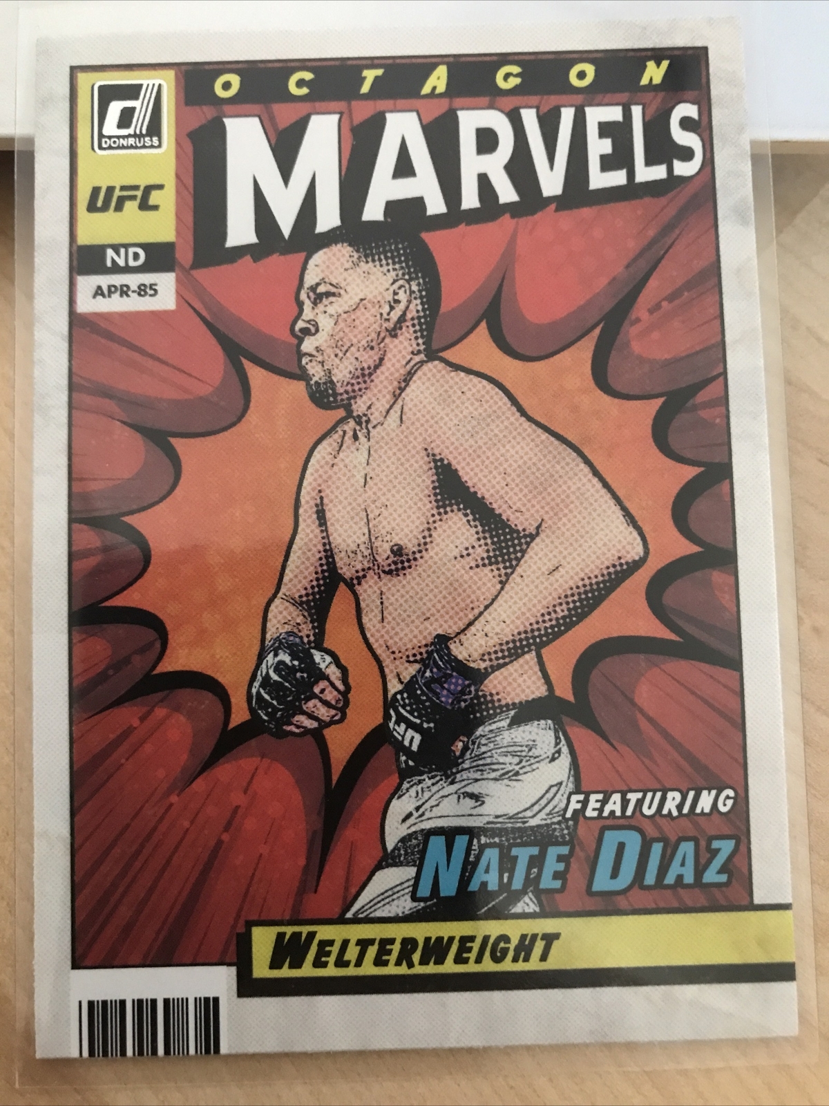 2022 Donruss UFC Octagon Marvels #14 Nate Diaz - Lightweight