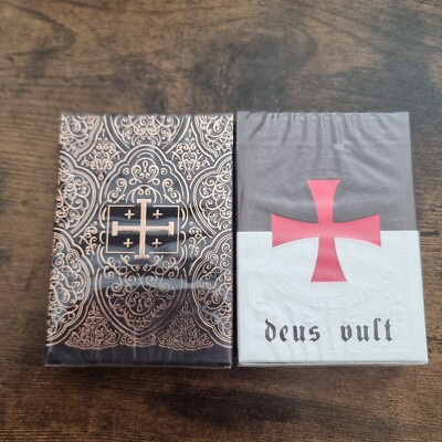 Deus Vult Ayyubid & Templars 2 Deck Set New Sealed LTD Numbered Playing Cards