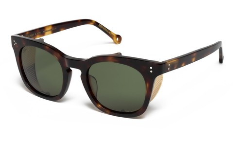 Lunettes de soleil marron avec grillage sur les côtés Hally & Son hs783s - Photo 2 sur 11