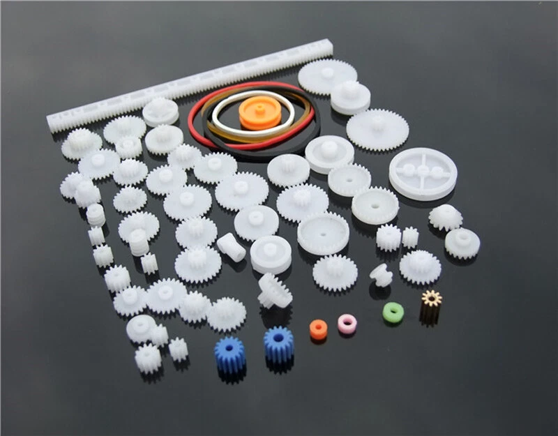 60pcs Plastic Motor Gears M0.5 Robotic Model Shaft Part Helicopter Car Trucks RC - Image 4 of 4